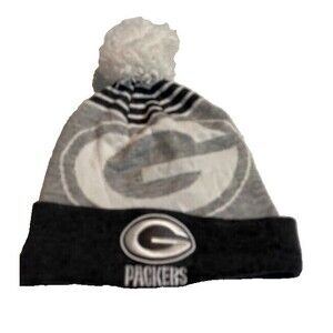 NFL Green Bay Packers New Era Knit Beanie Pom Pom Hat Winter Ski Cap Cozycore